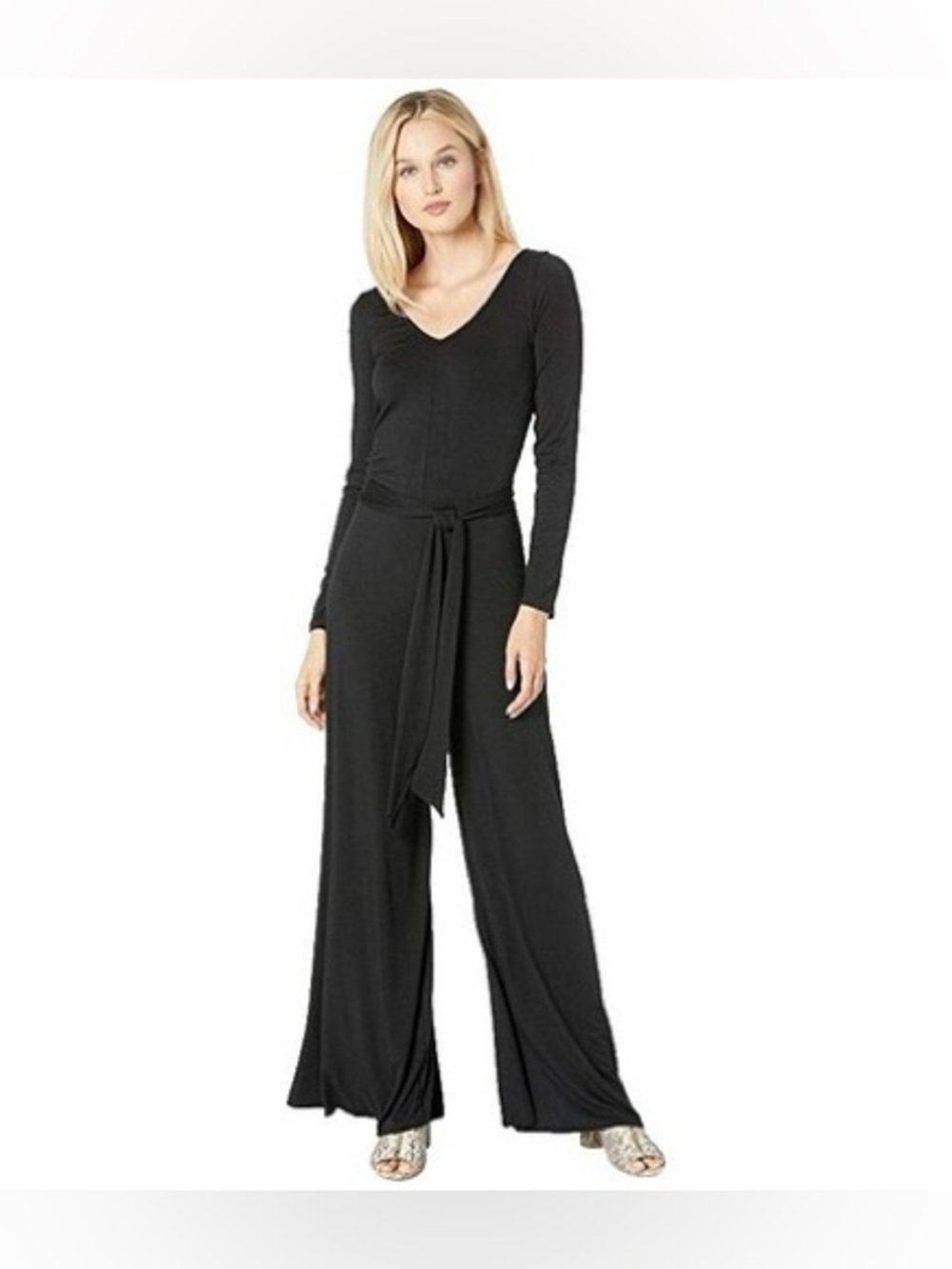 NWT Rachel Pally Judith Wide Leg Black Jumpsuit
